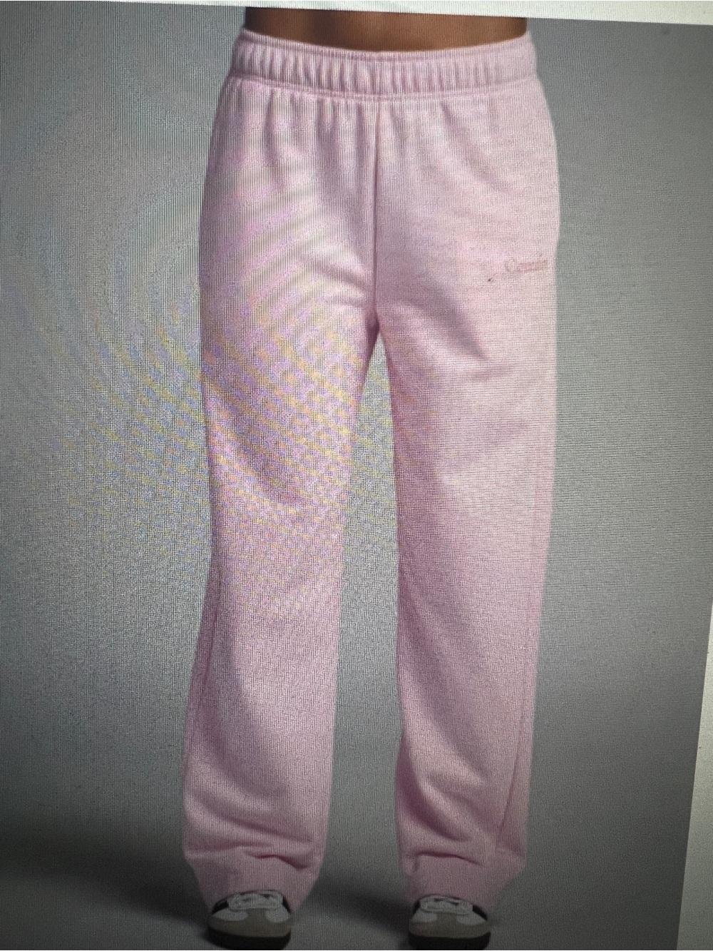 New Cmfrt Halo Lightweight Straight Leg Sweatpants Powder Pink XS